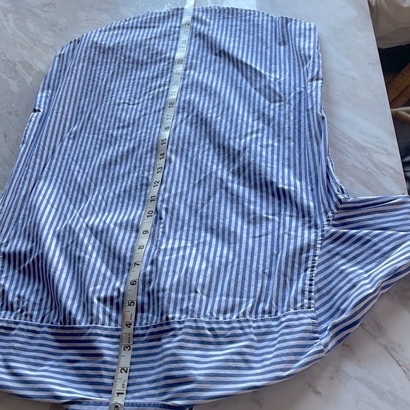 Abercrombie & Fitch Mens’ Blue and White Striped Button Down Shirt NWOT - Picture 5 of 6